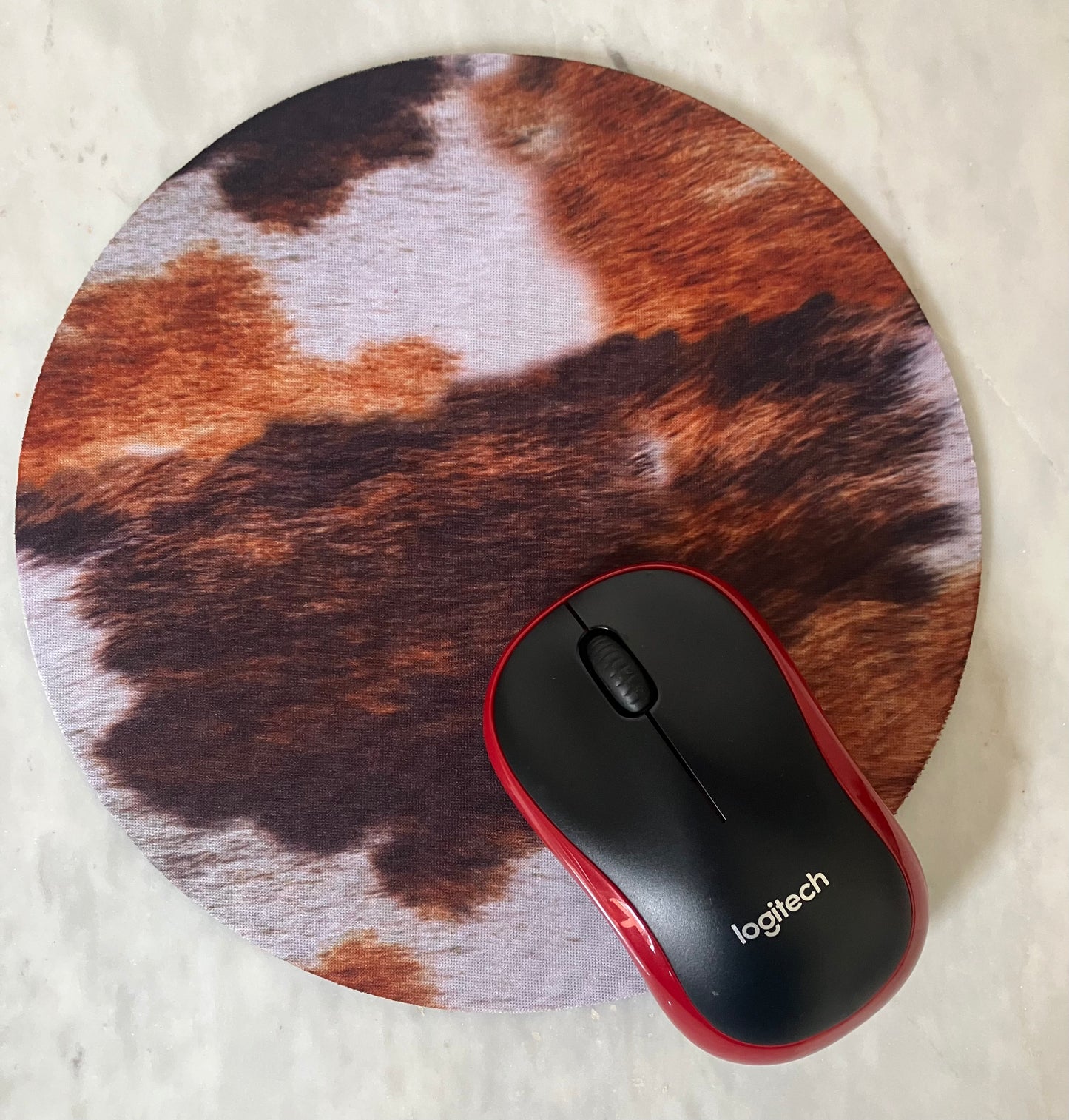 Cowhide Mouse Pad